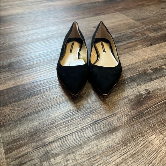Zara Basic Flat Suede Pointed Shoes / Color: Black / Size: 38 / Item# 825-4 - Picture 6 of 6